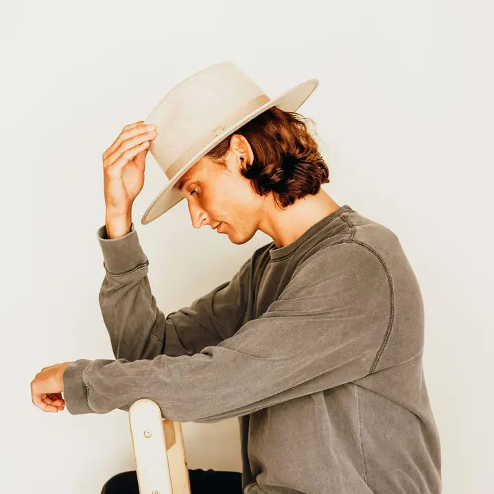 American Hat Makers Bondi Wide Brim Fedora