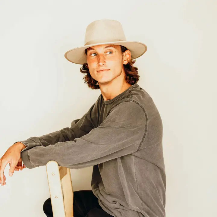 American Hat Makers Bondi Wide Brim Fedora