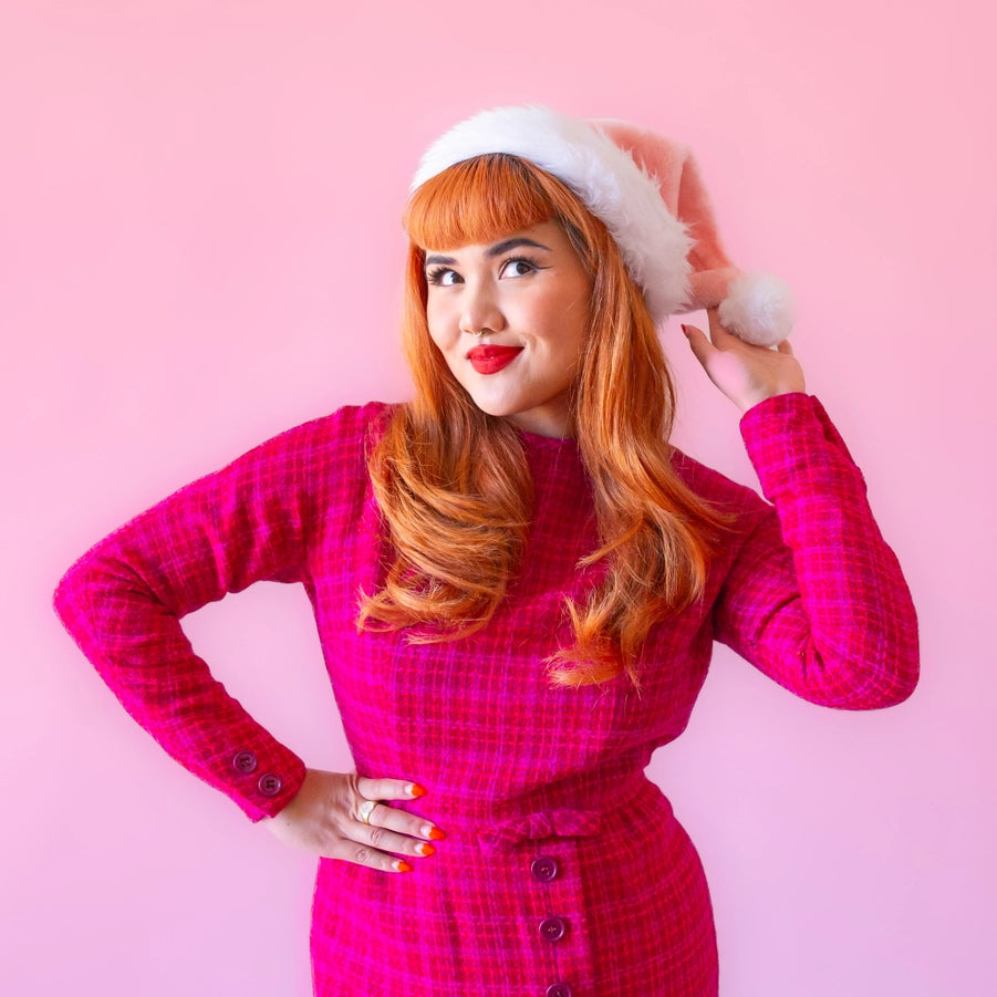 Pink Santa Hat