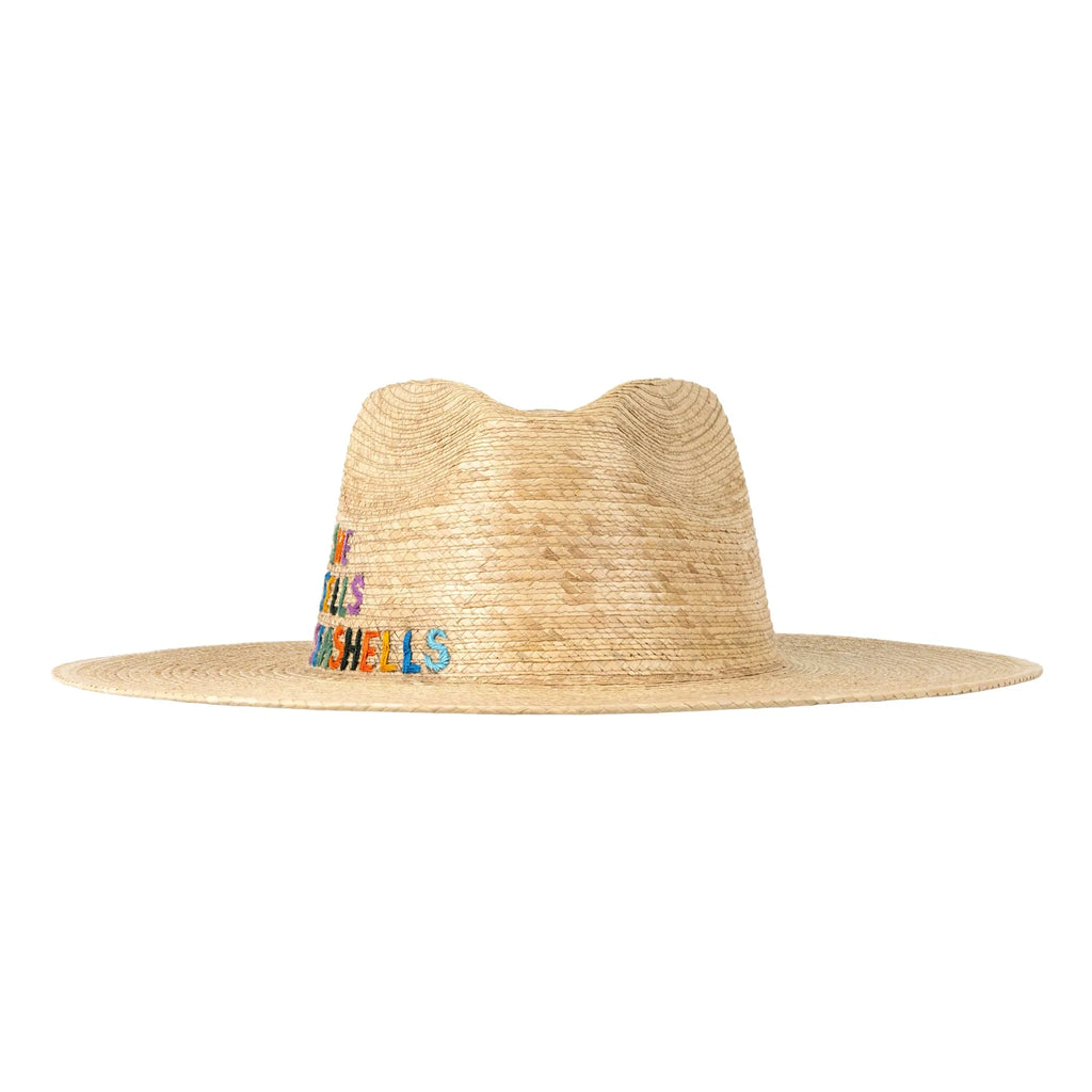 Sunshine Tienda She Sells Seashells Palm Hat